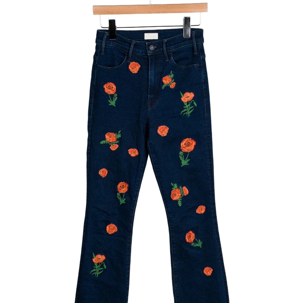 Mother Denim The Hustler frayed ankle